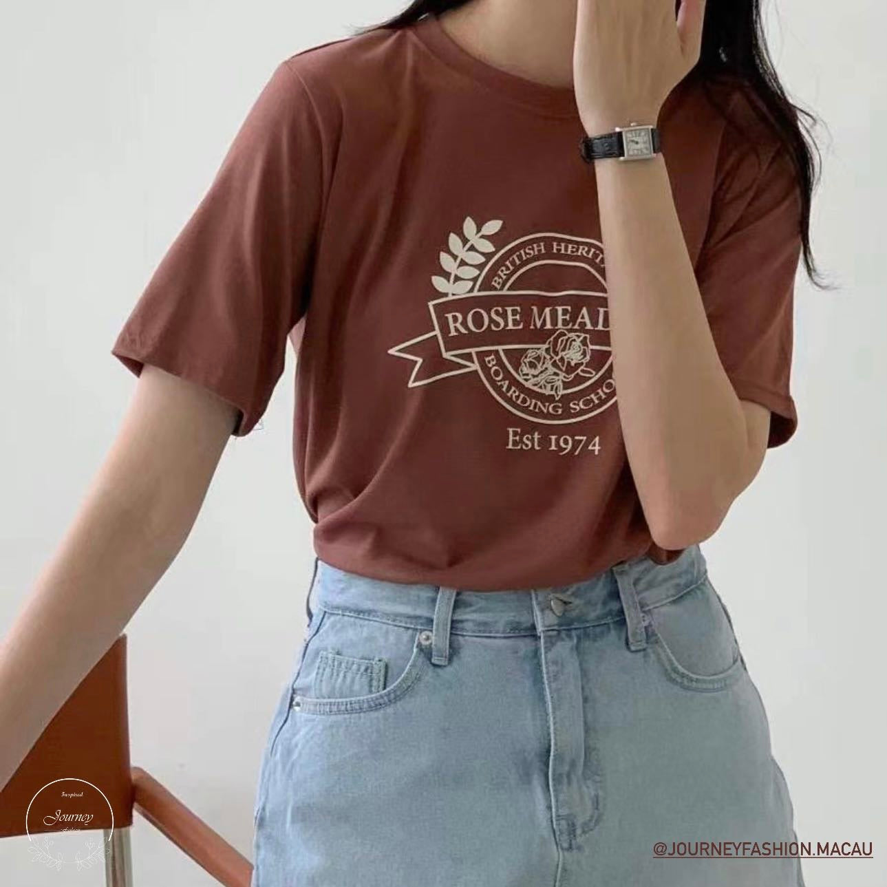 韓國丨軟糯字母TEE
