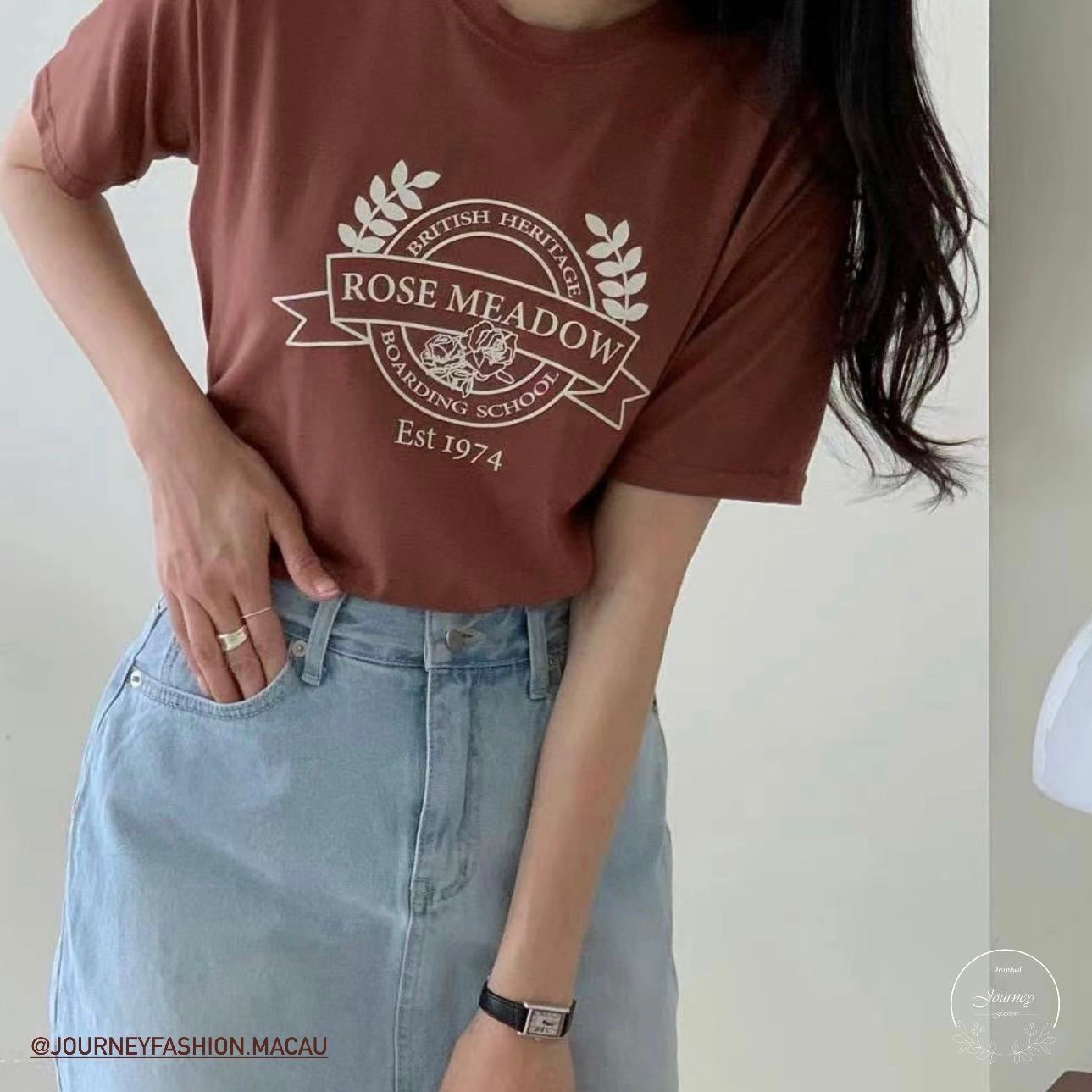 韓國丨軟糯字母TEE