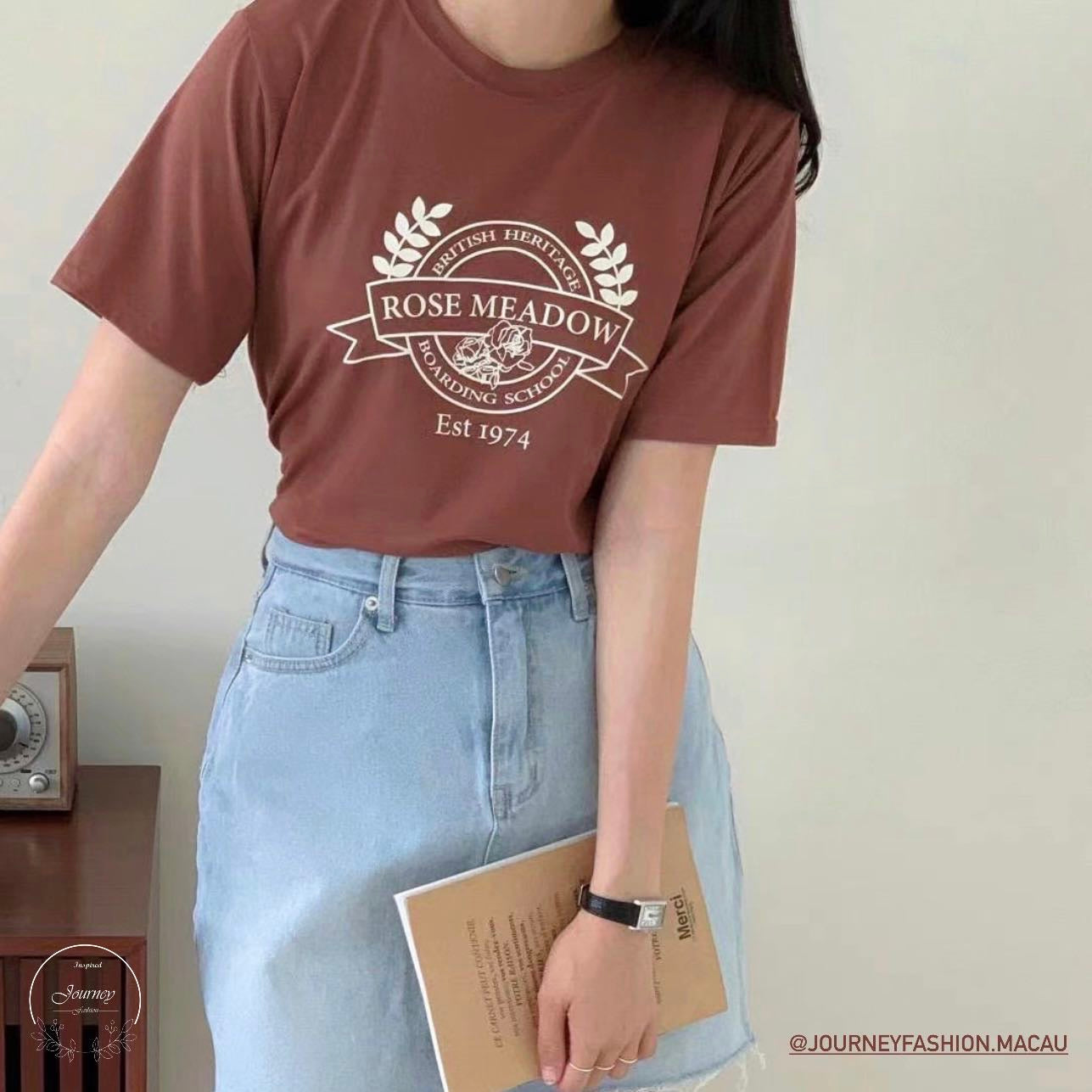 韓國丨軟糯字母TEE