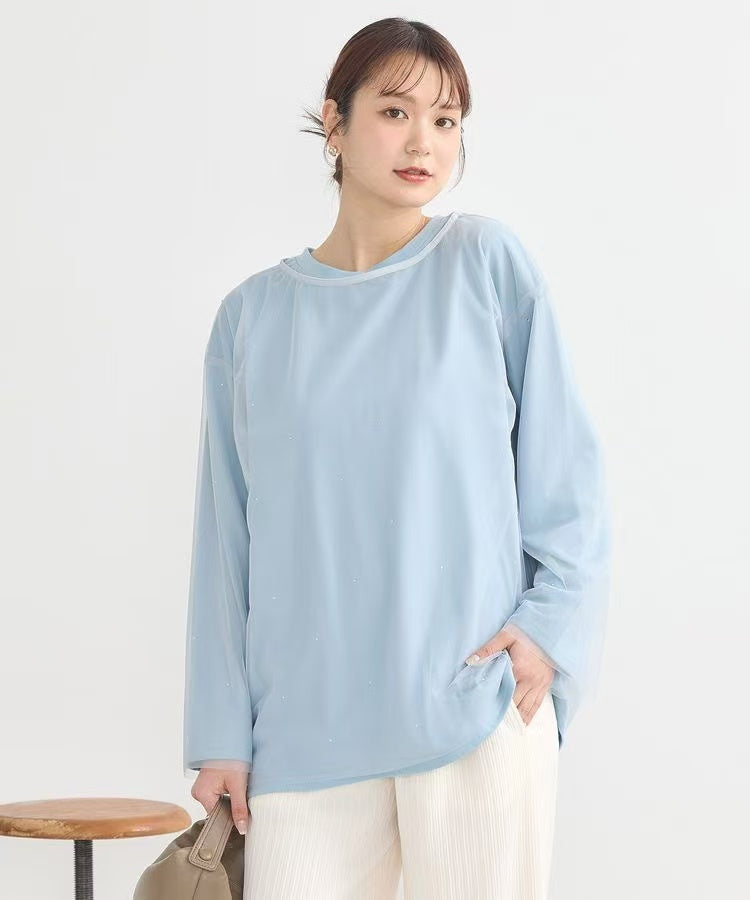 日本丨輕紗兩件套TOP