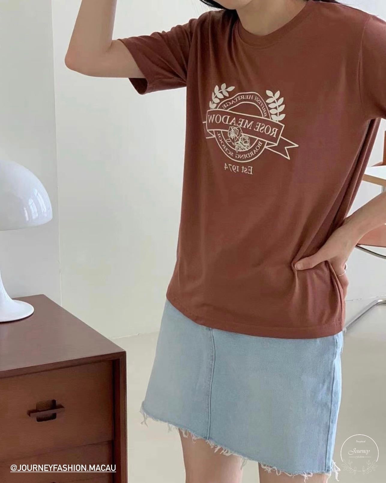 韓國丨軟糯字母TEE