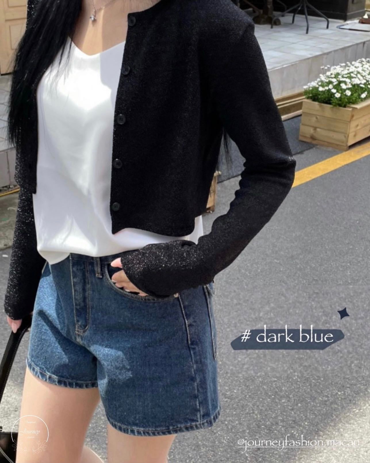 韓國丨後袋牛仔短褲