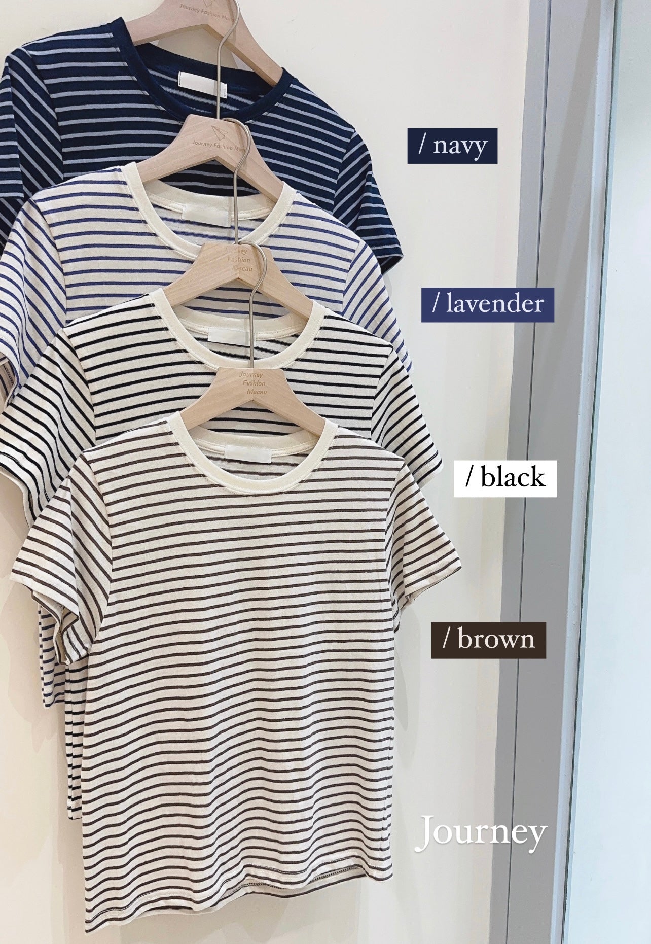韓國丨BASIC STRIPE TEE