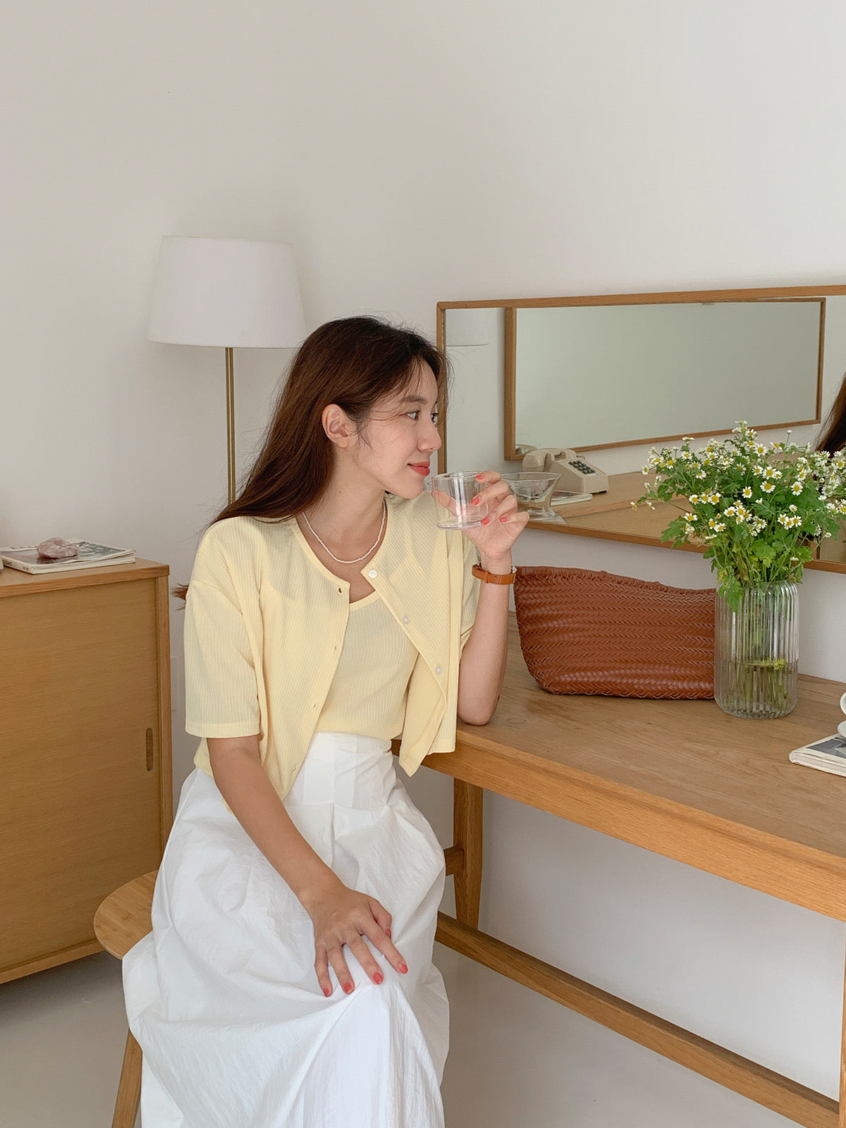 韓國丨直紋吊帶SET
