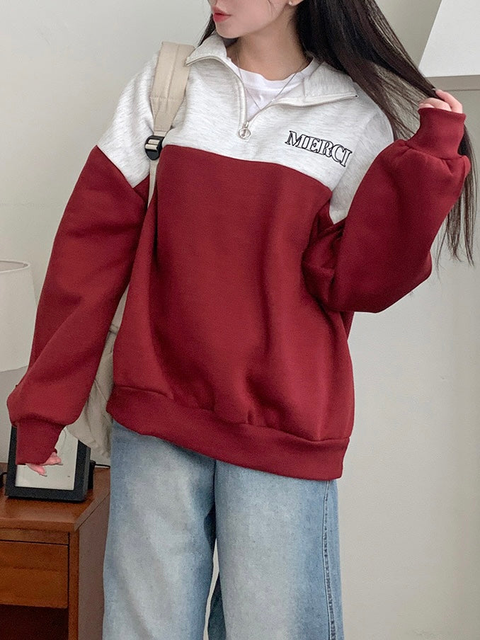 韓國丨半拉鍊內絨MTM