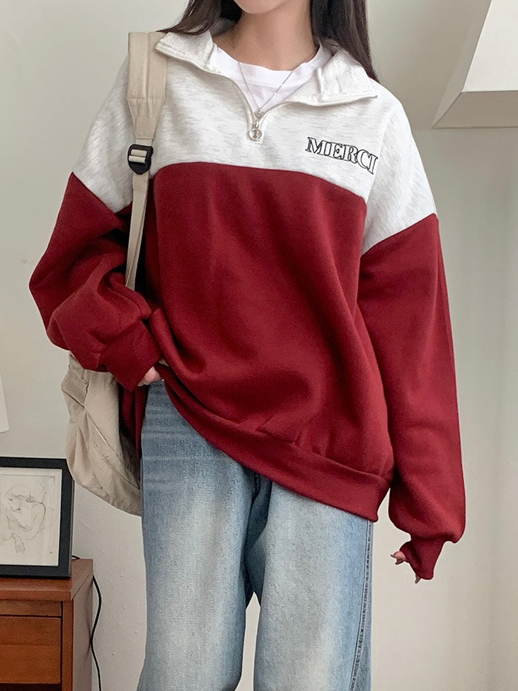 韓國丨半拉鍊內絨MTM