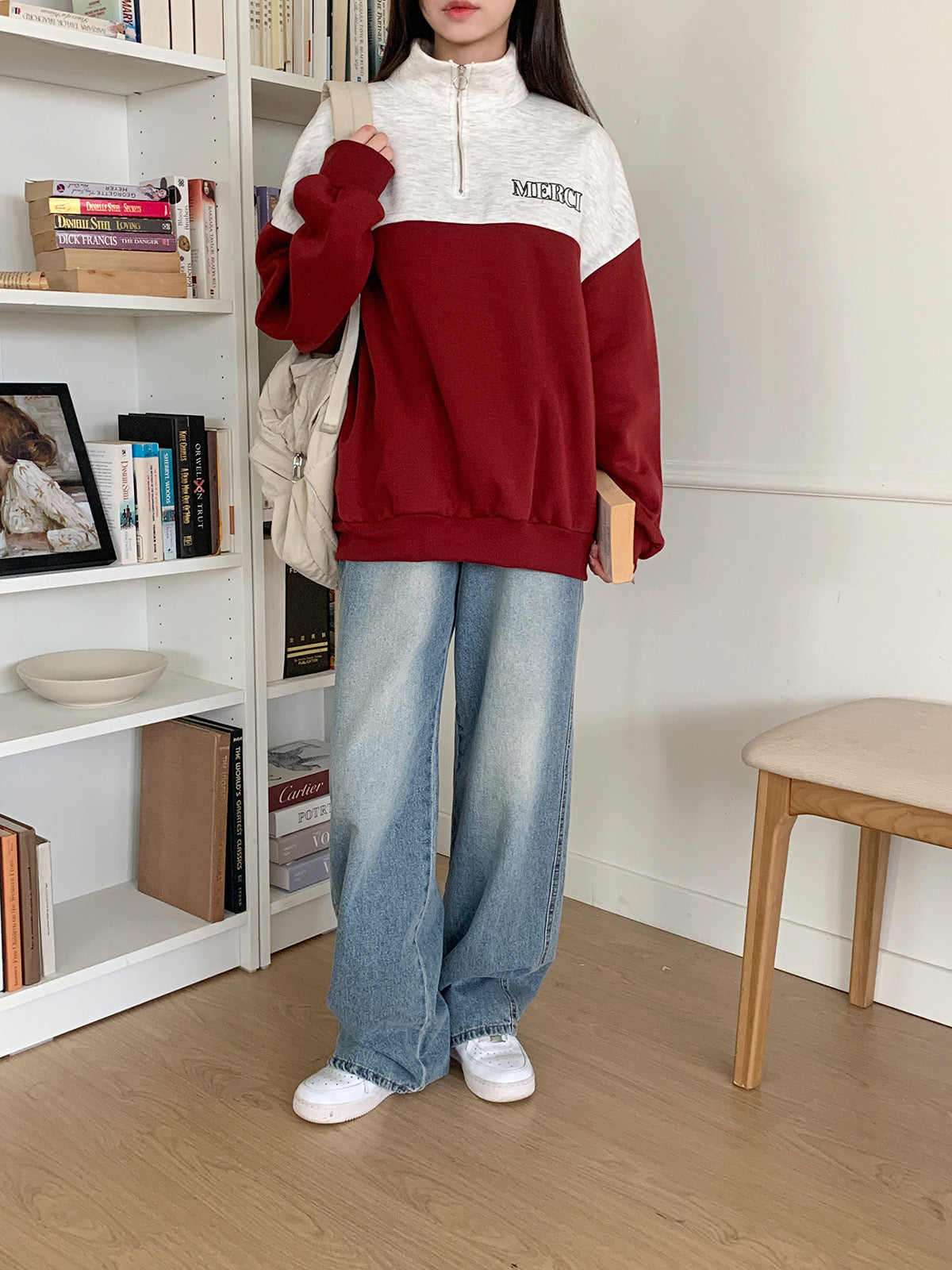 韓國丨半拉鍊內絨MTM