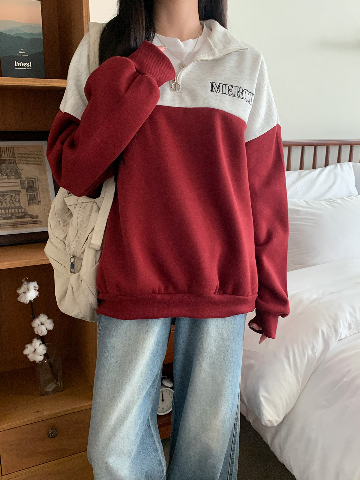 韓國丨半拉鍊內絨MTM