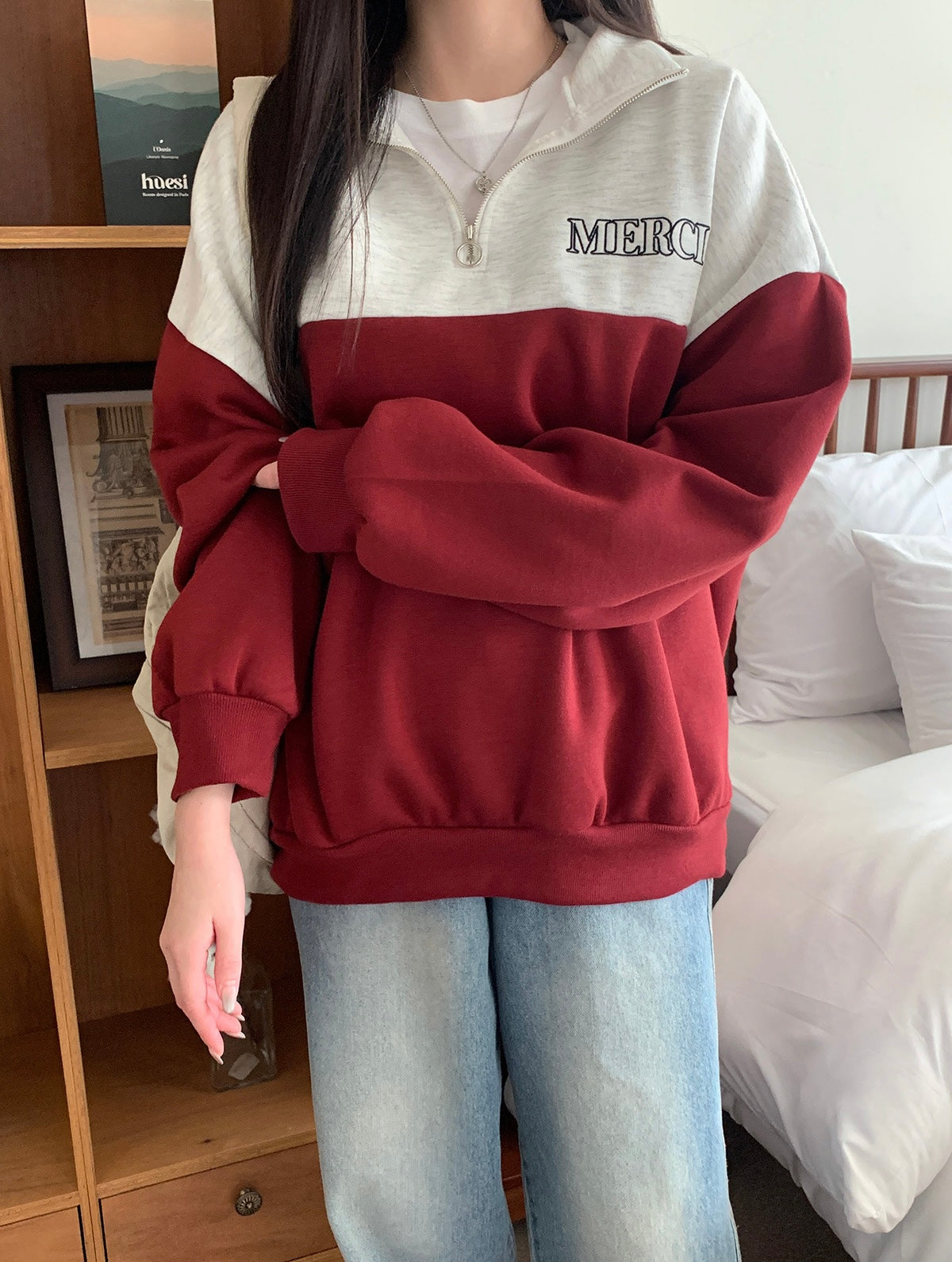 韓國丨半拉鍊內絨MTM