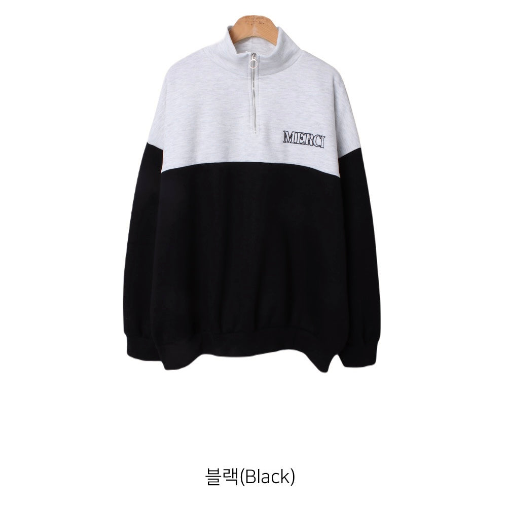韓國丨半拉鍊內絨MTM