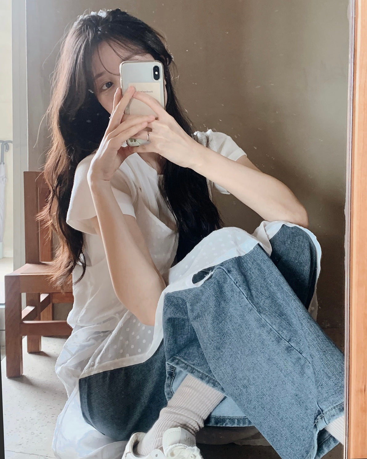 韓國丨SEMI-CROP TEE