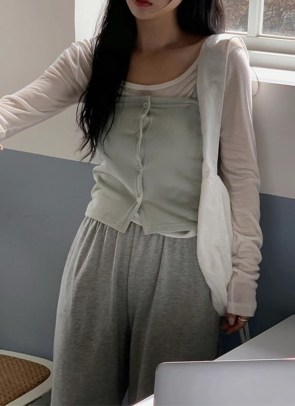 韓國丨糖果色吊帶背心