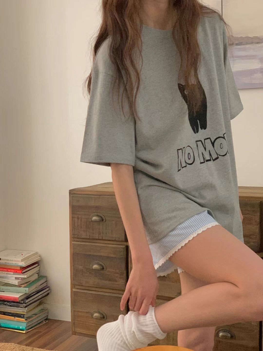 韓國丨貓咪圖案TEE