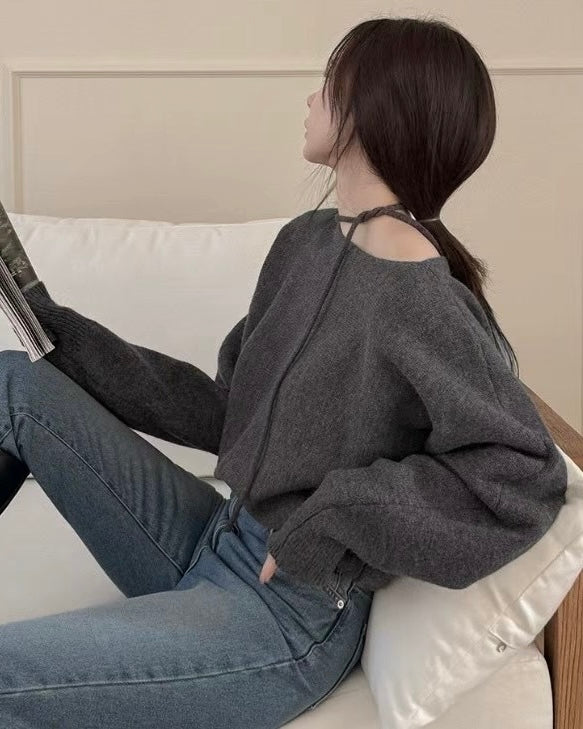 韓國丨2WAYS 綁帶針織