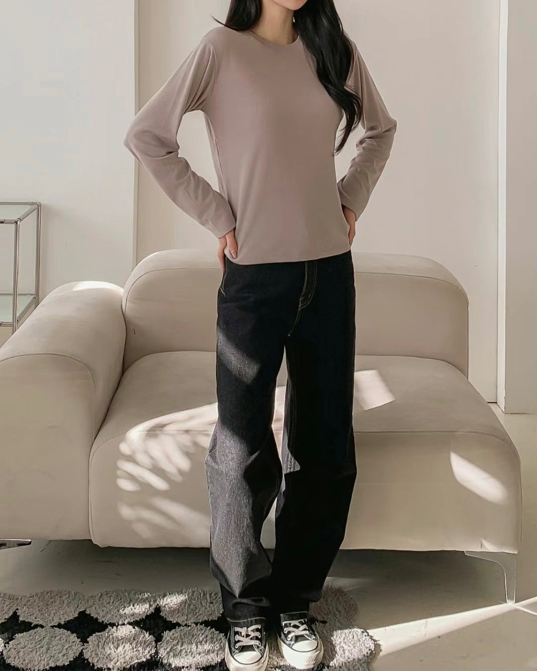 韓國丨純色打底TEE