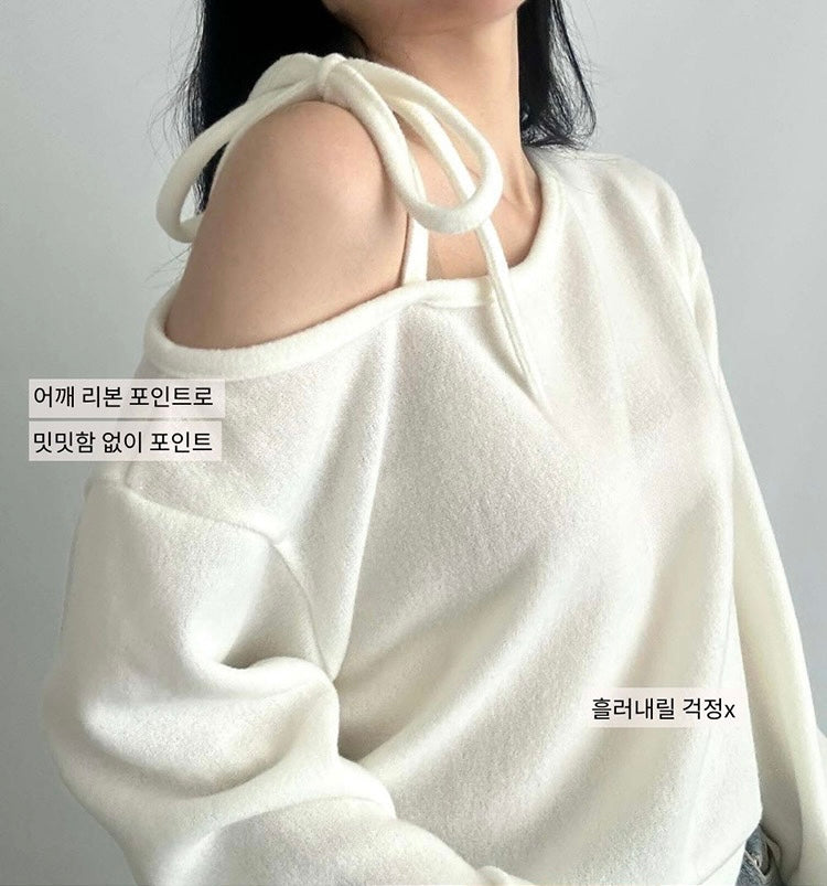 韓國丨寬鬆柔軟綁帶KNIT