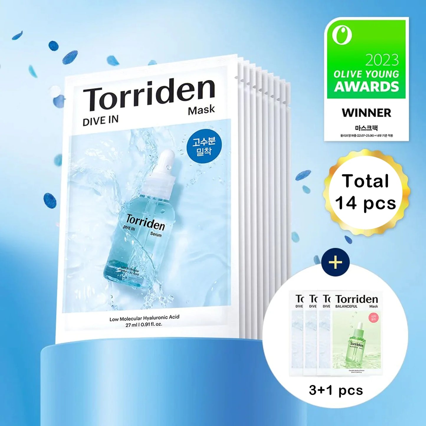 韓國丨TORRIDEN 透明質酸深層保濕面膜