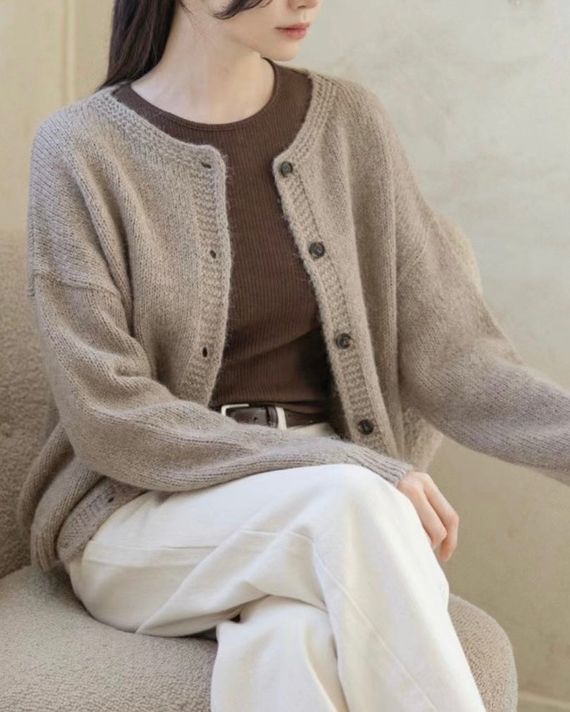 韓國丨ALPACA WOOL CARDIGAN