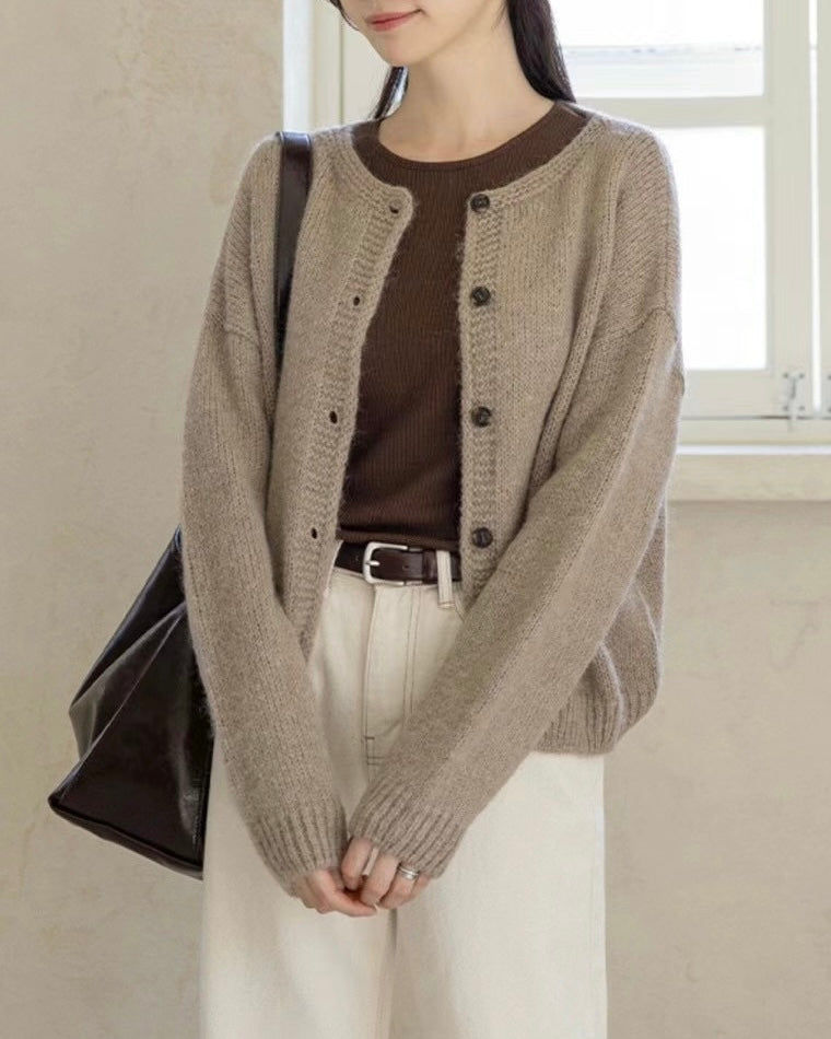 韓國丨ALPACA WOOL CARDIGAN