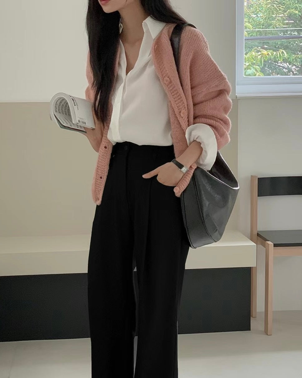 韓國丨ALPACA WOOL CARDIGAN