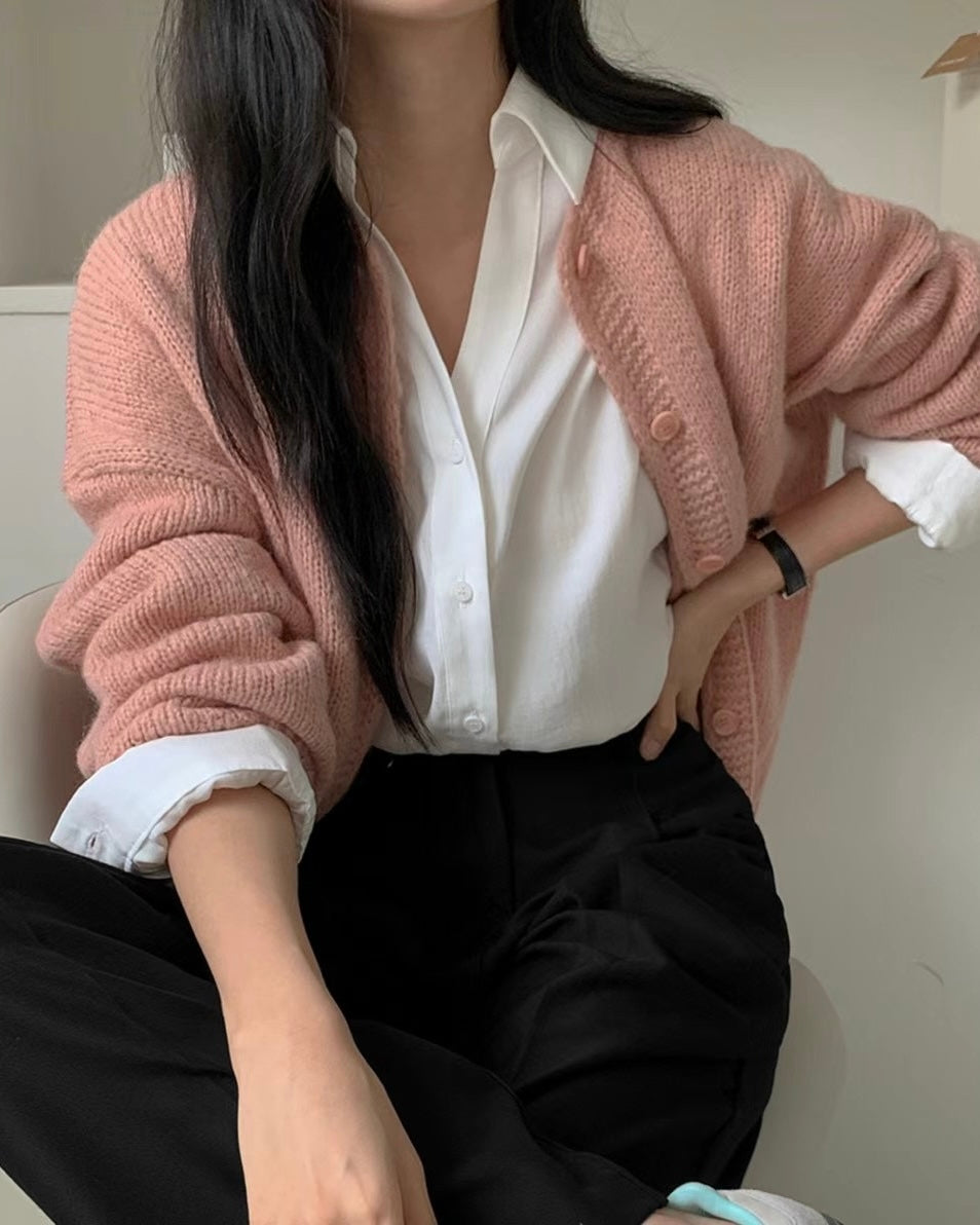 韓國丨ALPACA WOOL CARDIGAN