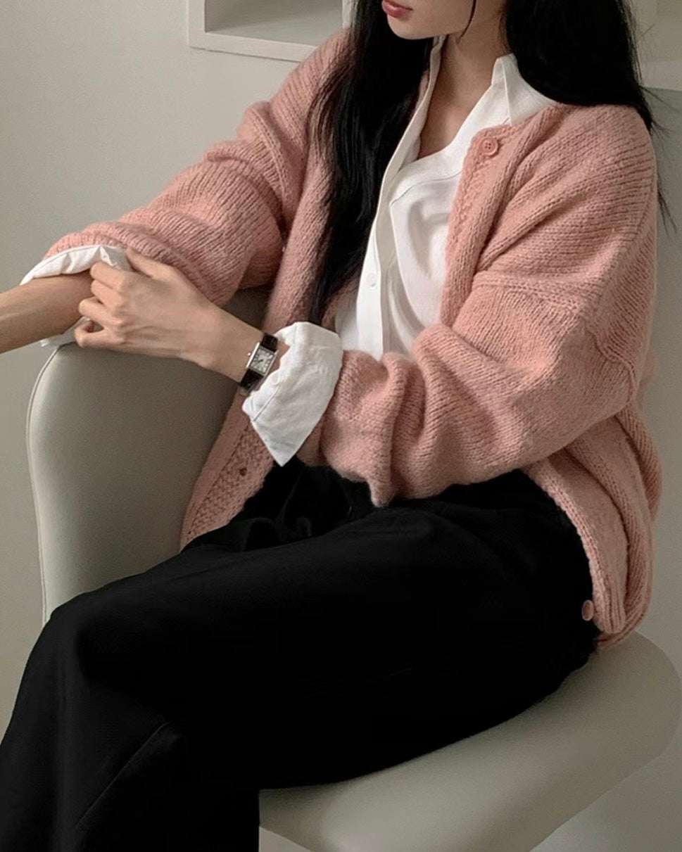 韓國丨ALPACA WOOL CARDIGAN