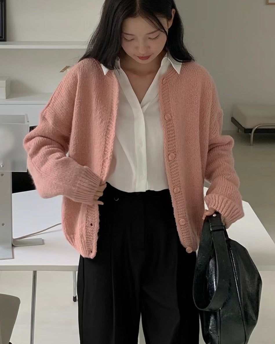 韓國丨ALPACA WOOL CARDIGAN