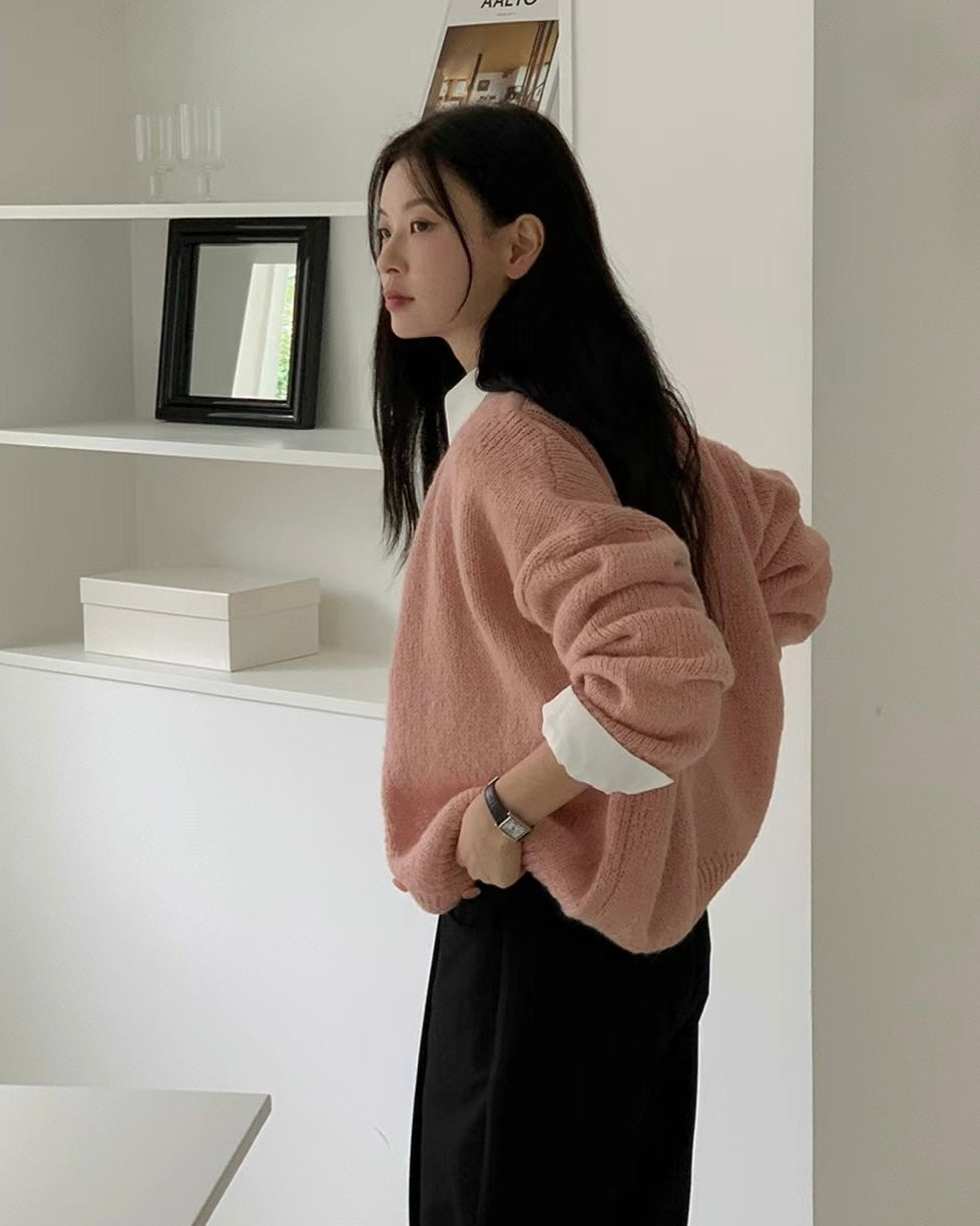 韓國丨ALPACA WOOL CARDIGAN