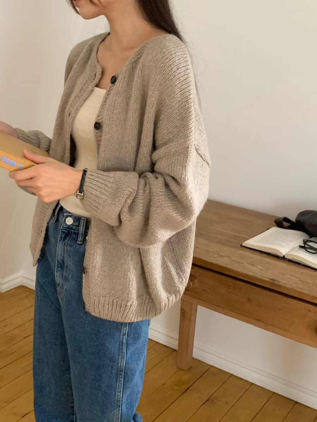韓國丨ALPACA WOOL CARDIGAN