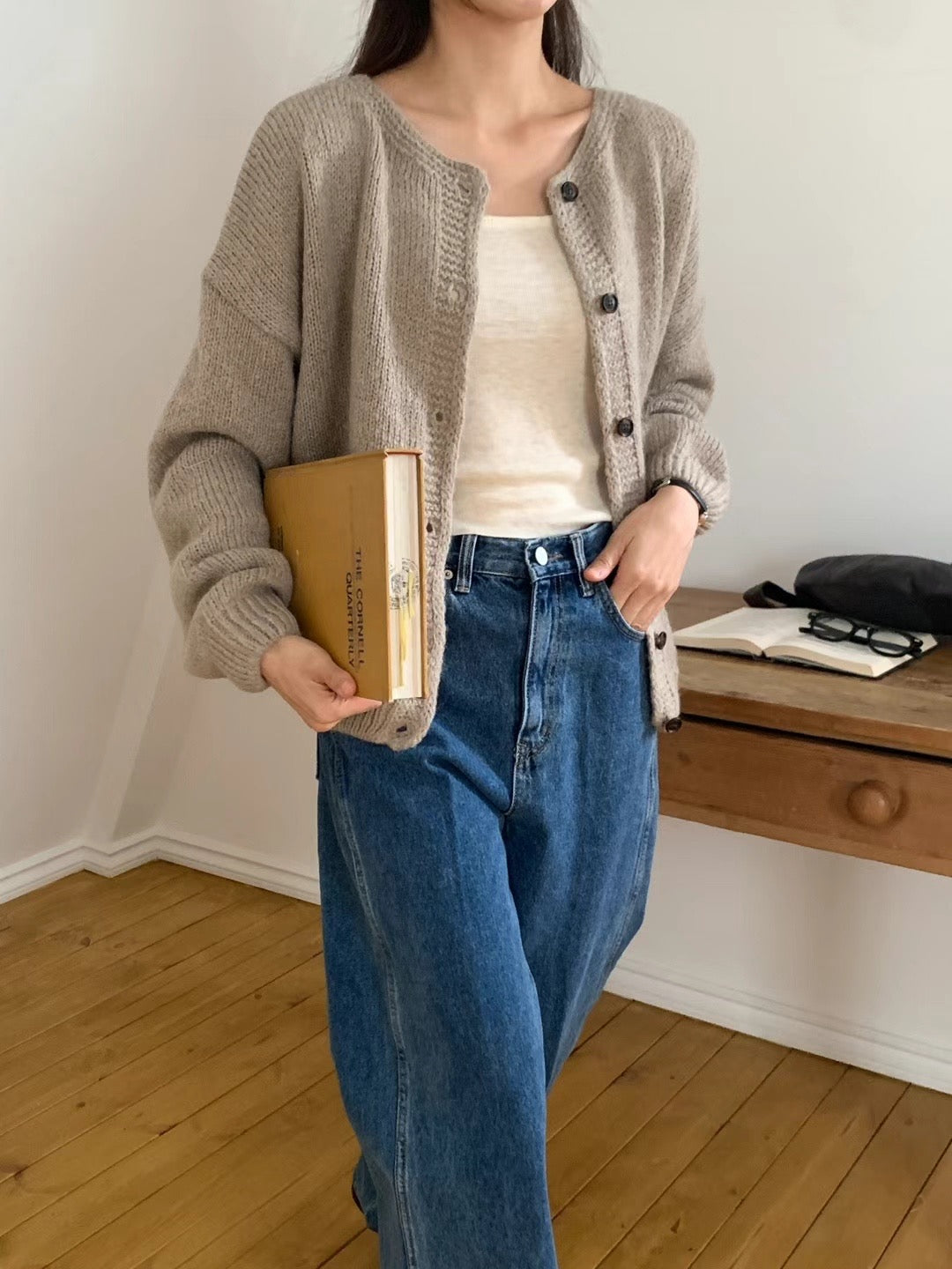 韓國丨ALPACA WOOL CARDIGAN