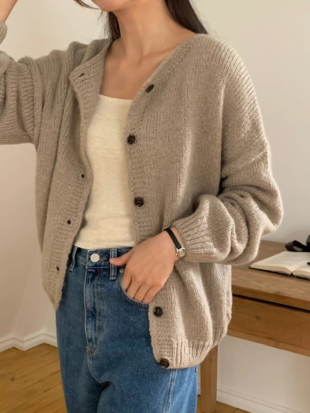 韓國丨ALPACA WOOL CARDIGAN
