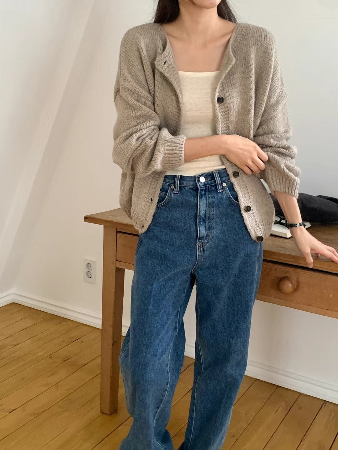 韓國丨ALPACA WOOL CARDIGAN