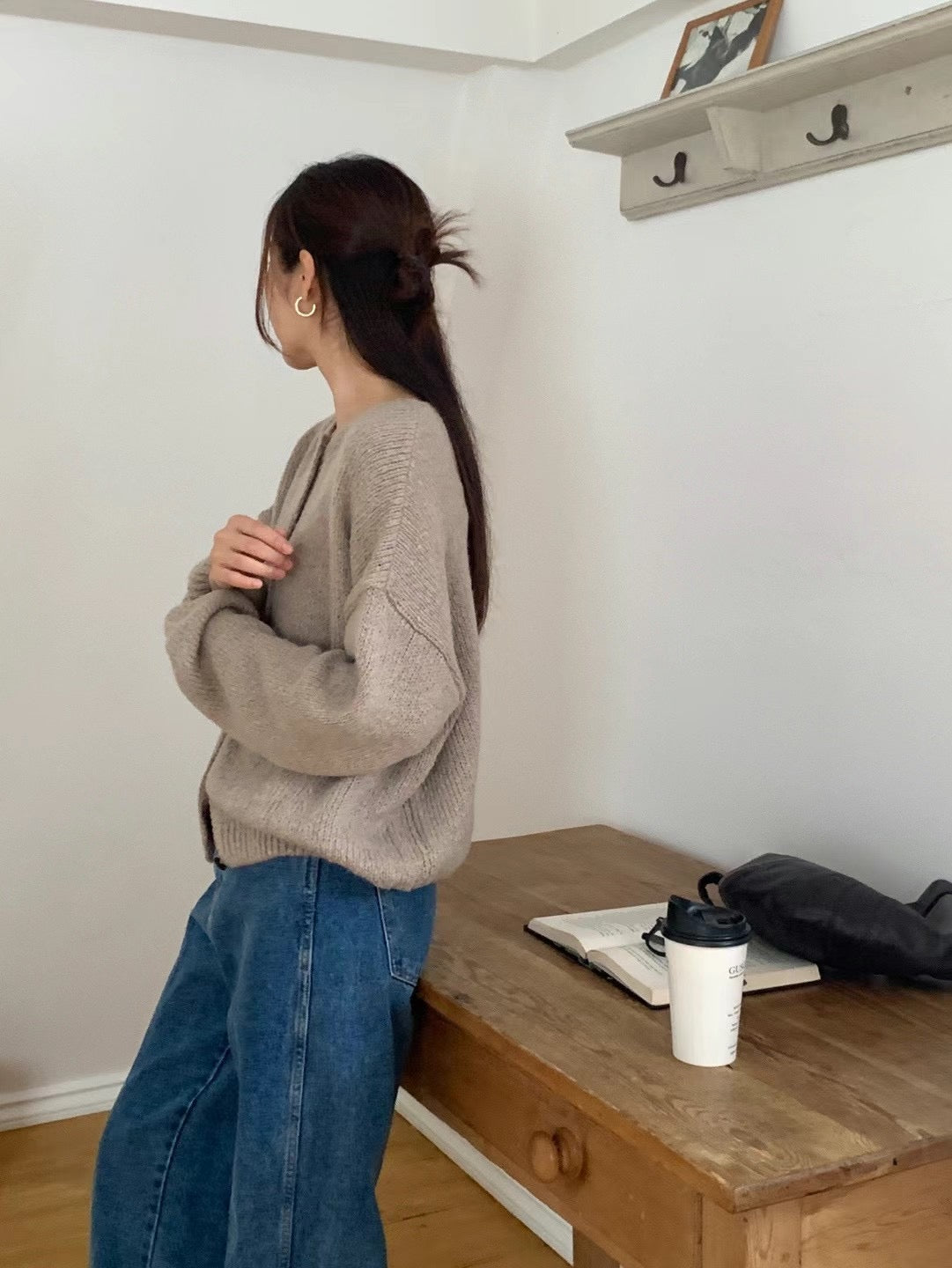 韓國丨ALPACA WOOL CARDIGAN