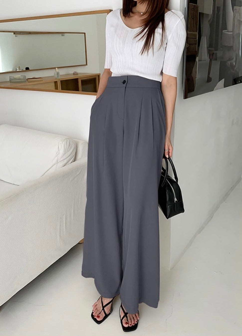 韓國丨WIDE SLACKS PANTS