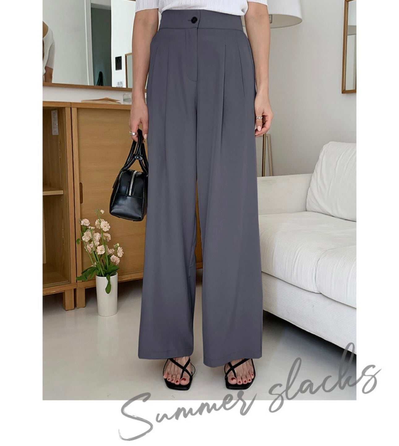韓國丨WIDE SLACKS PANTS