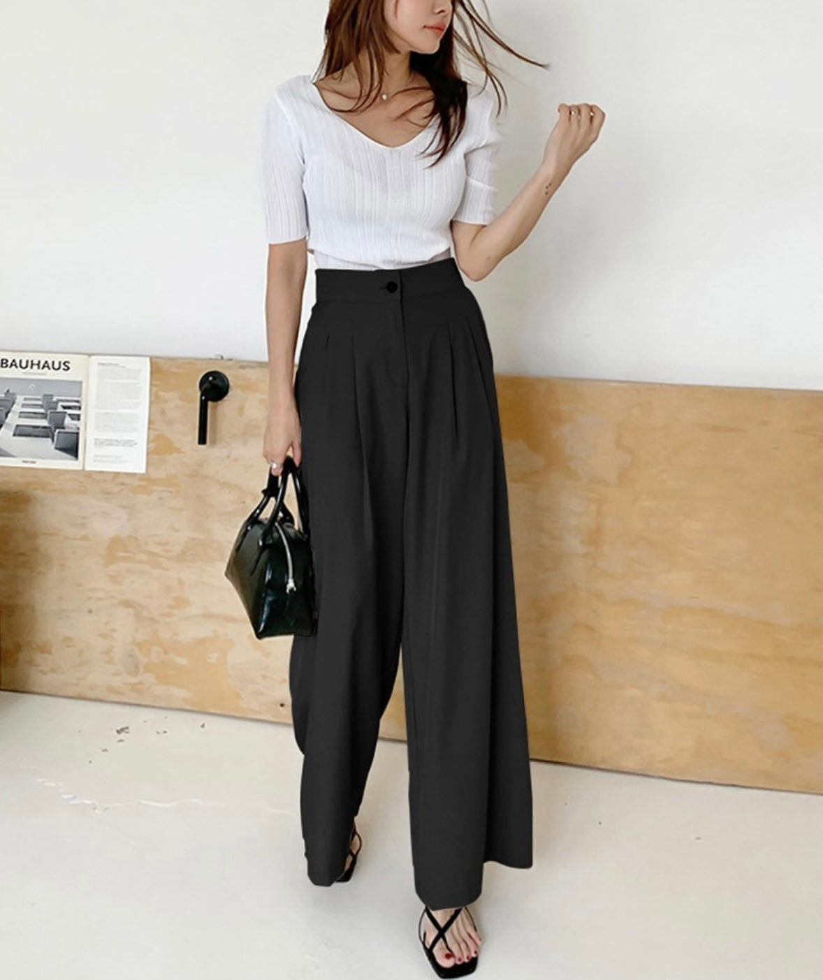 韓國丨WIDE SLACKS PANTS