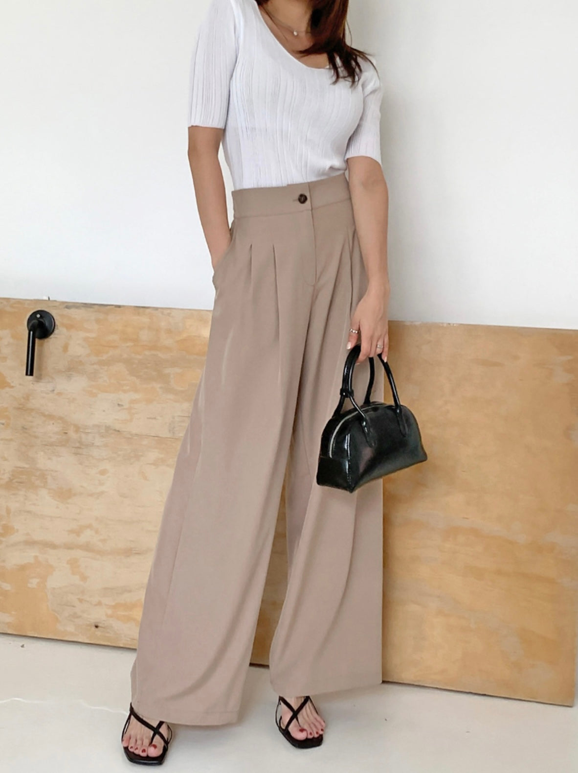 韓國丨WIDE SLACKS PANTS