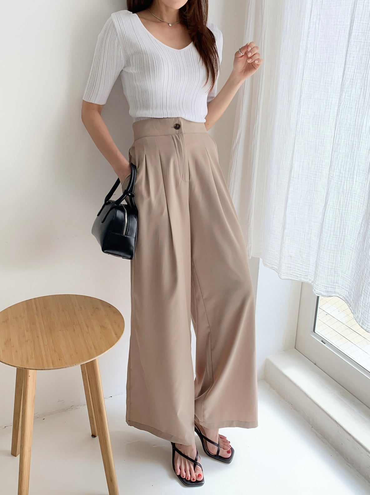 韓國丨WIDE SLACKS PANTS