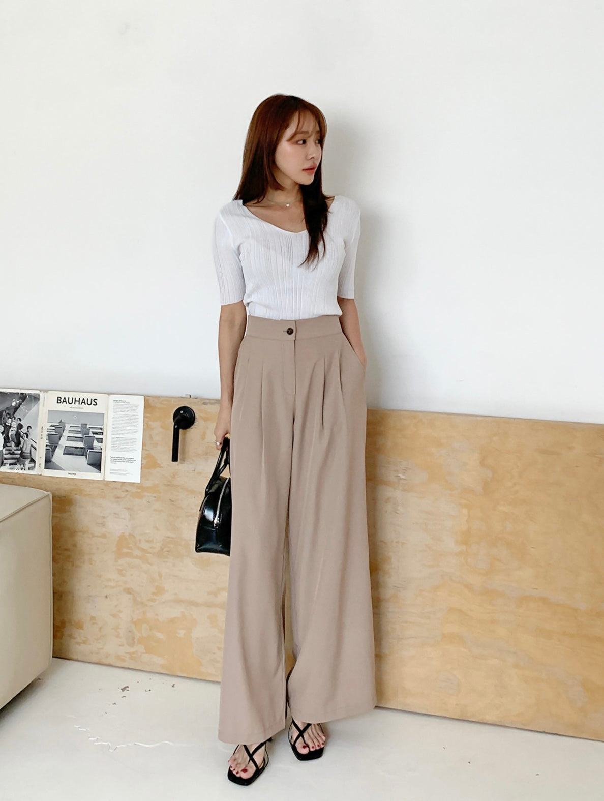 韓國丨WIDE SLACKS PANTS