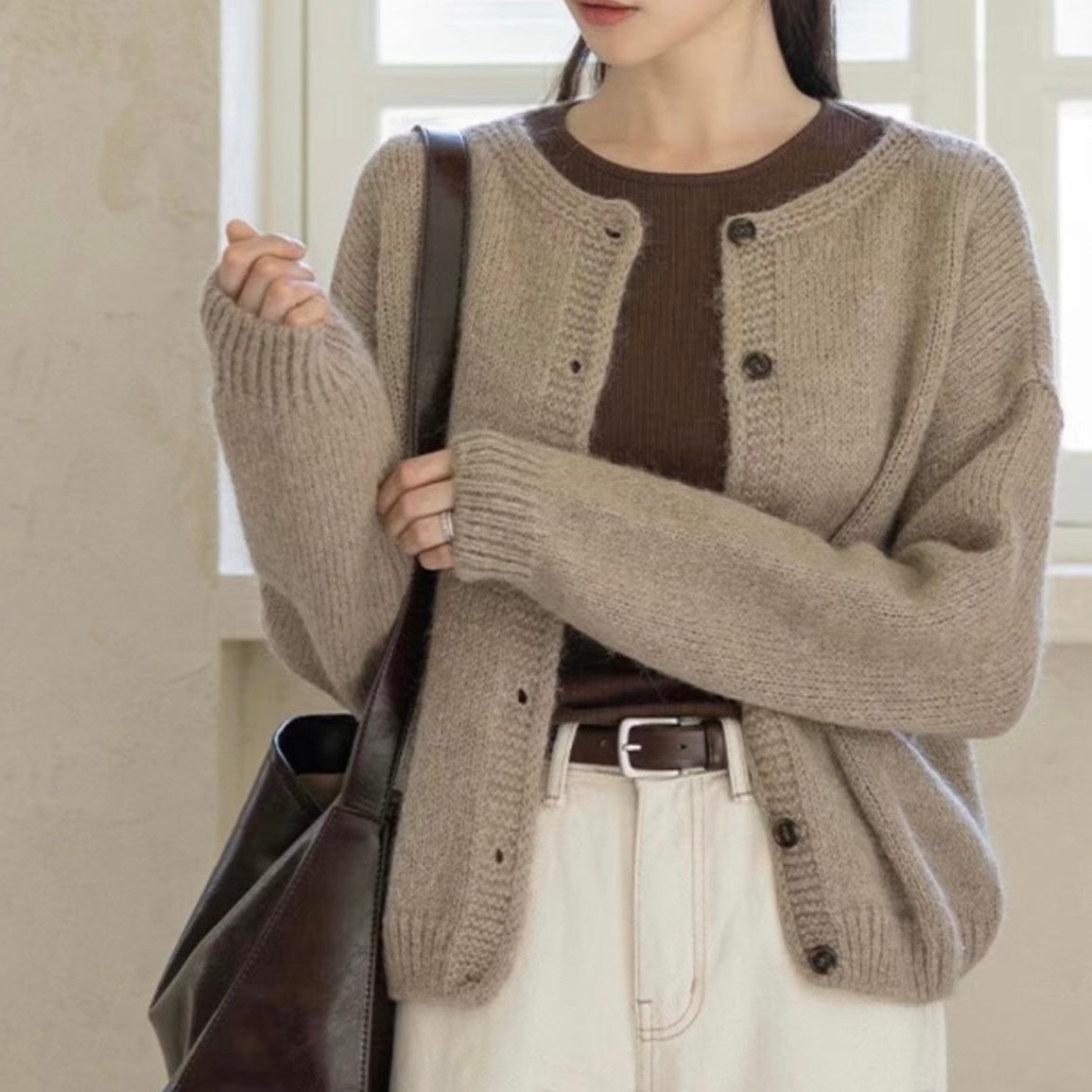 韓國丨ALPACA WOOL CARDIGAN