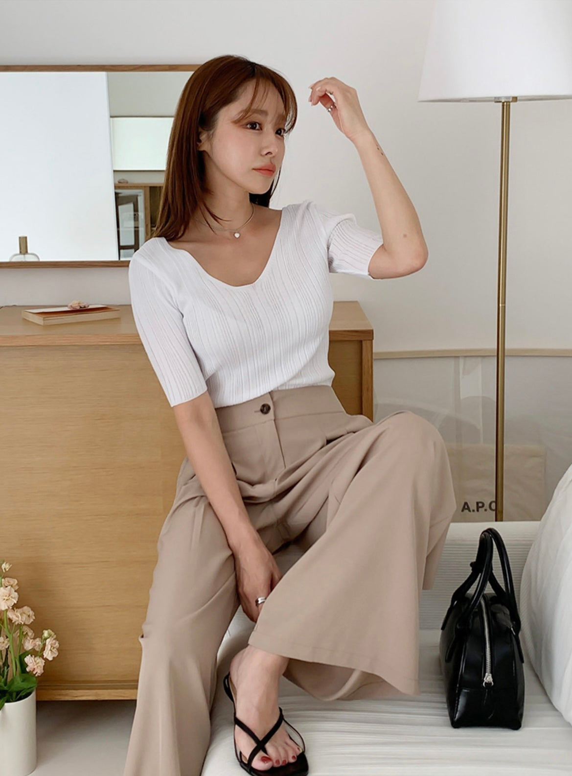 韓國丨WIDE SLACKS PANTS