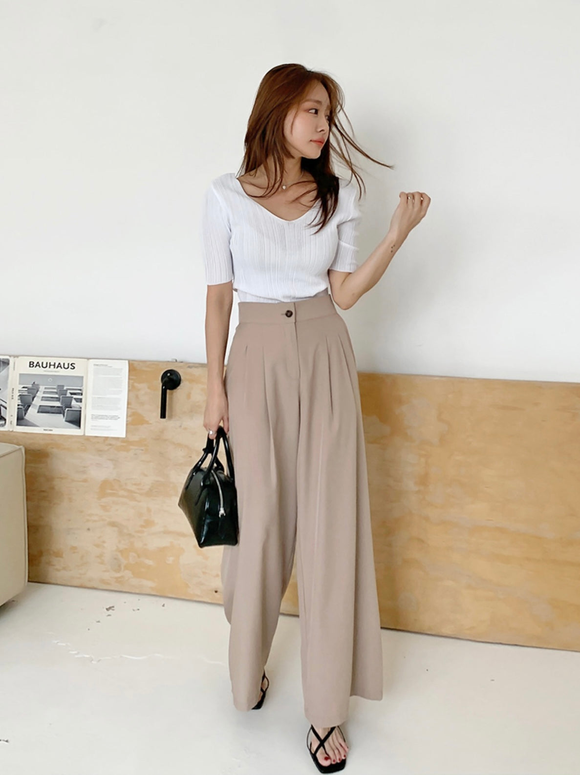 韓國丨WIDE SLACKS PANTS