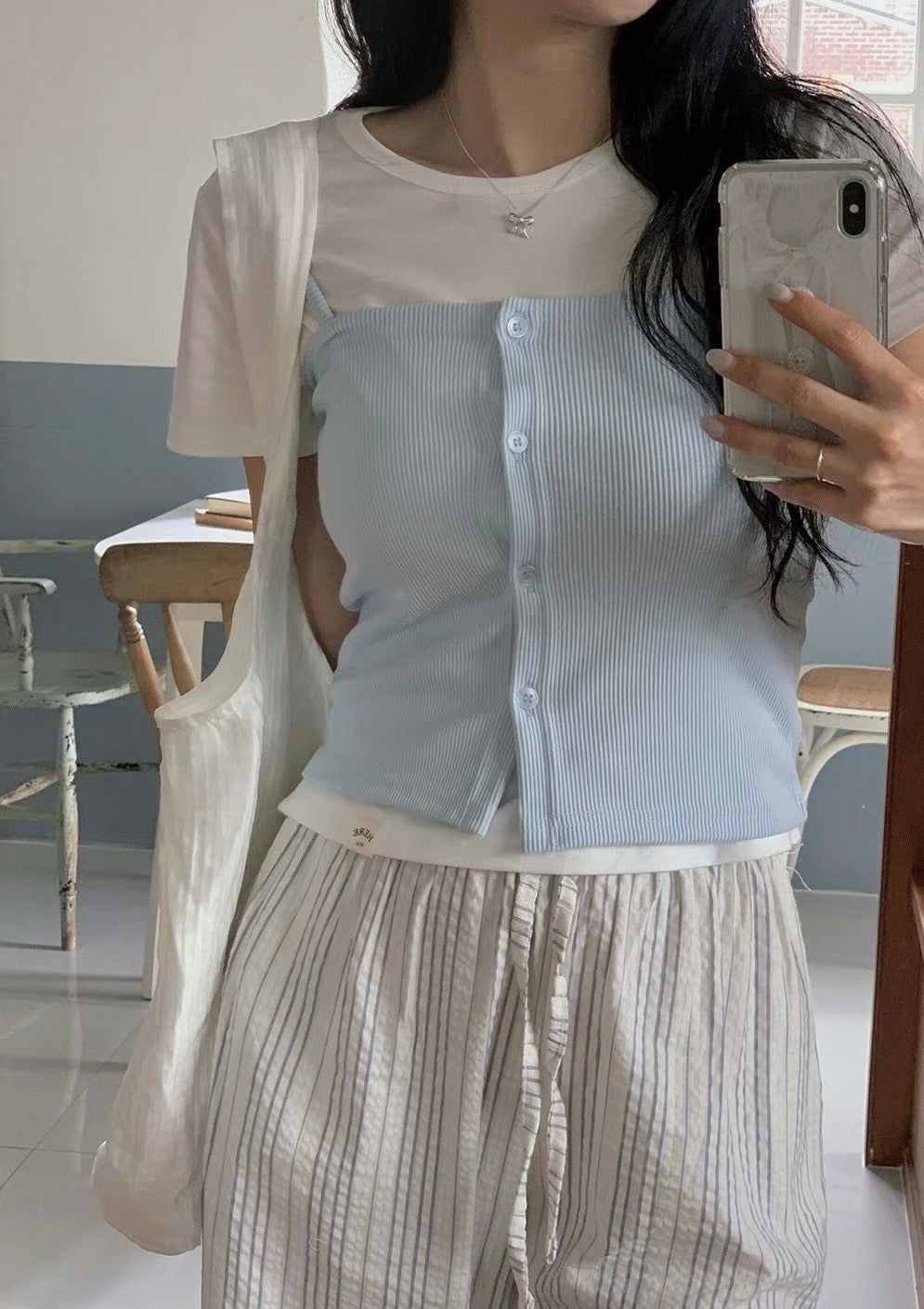 韓國丨糖果色吊帶背心