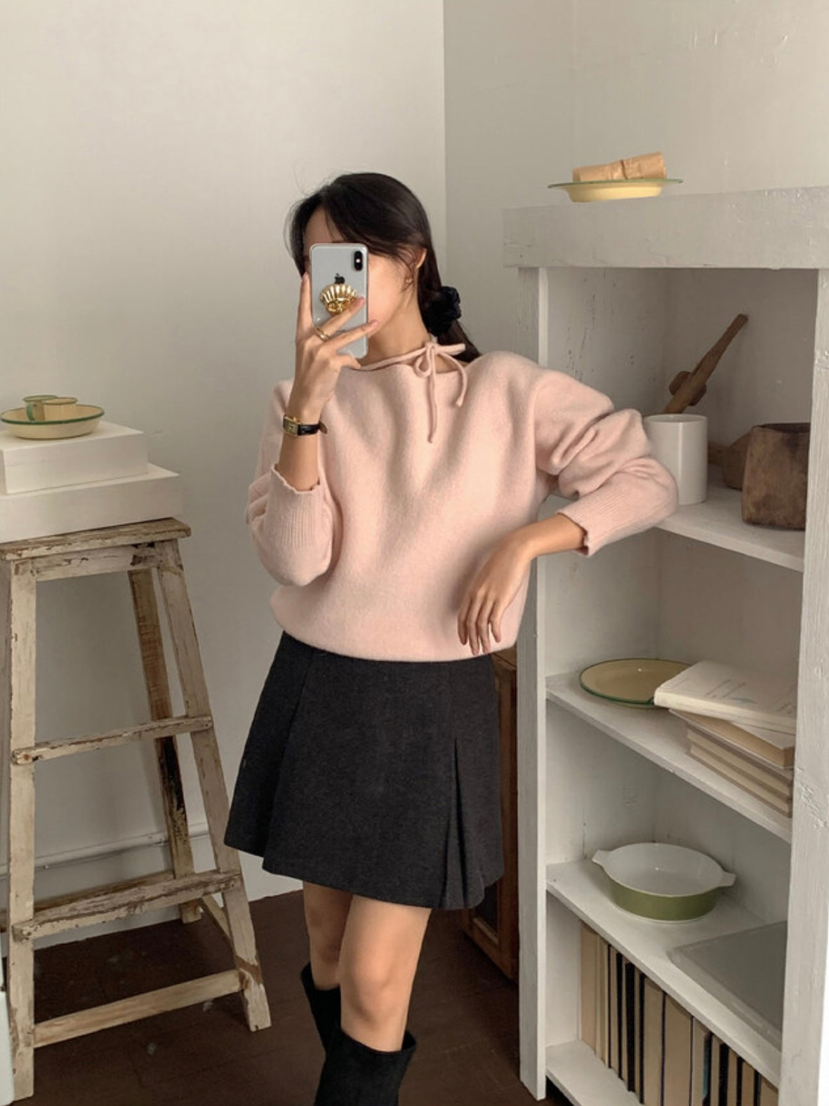 韓國丨2 WAYS RIBBON KNIT