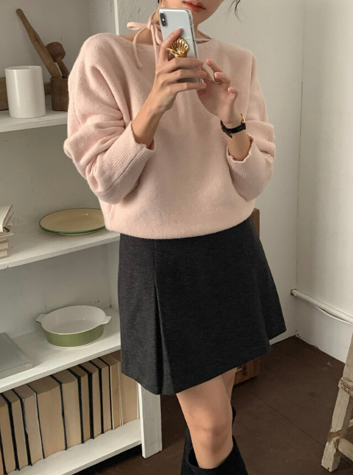 韓國丨2 WAYS RIBBON KNIT