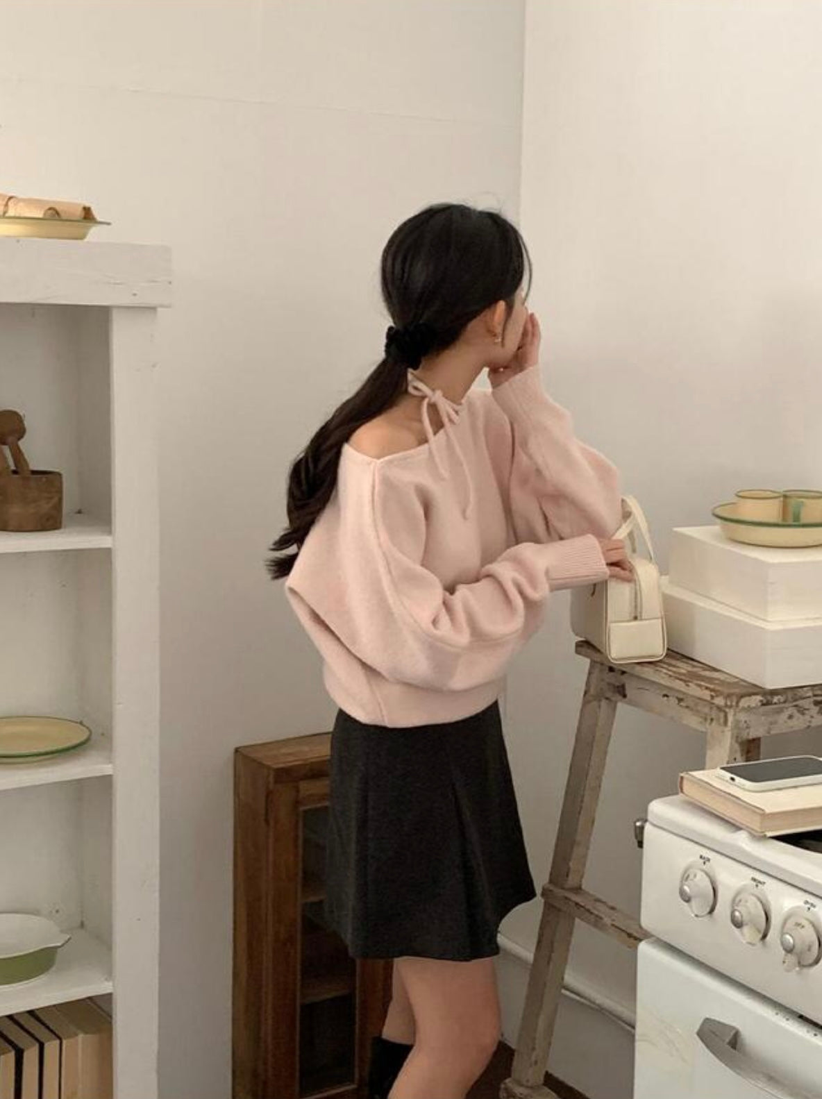 韓國丨2 WAYS RIBBON KNIT