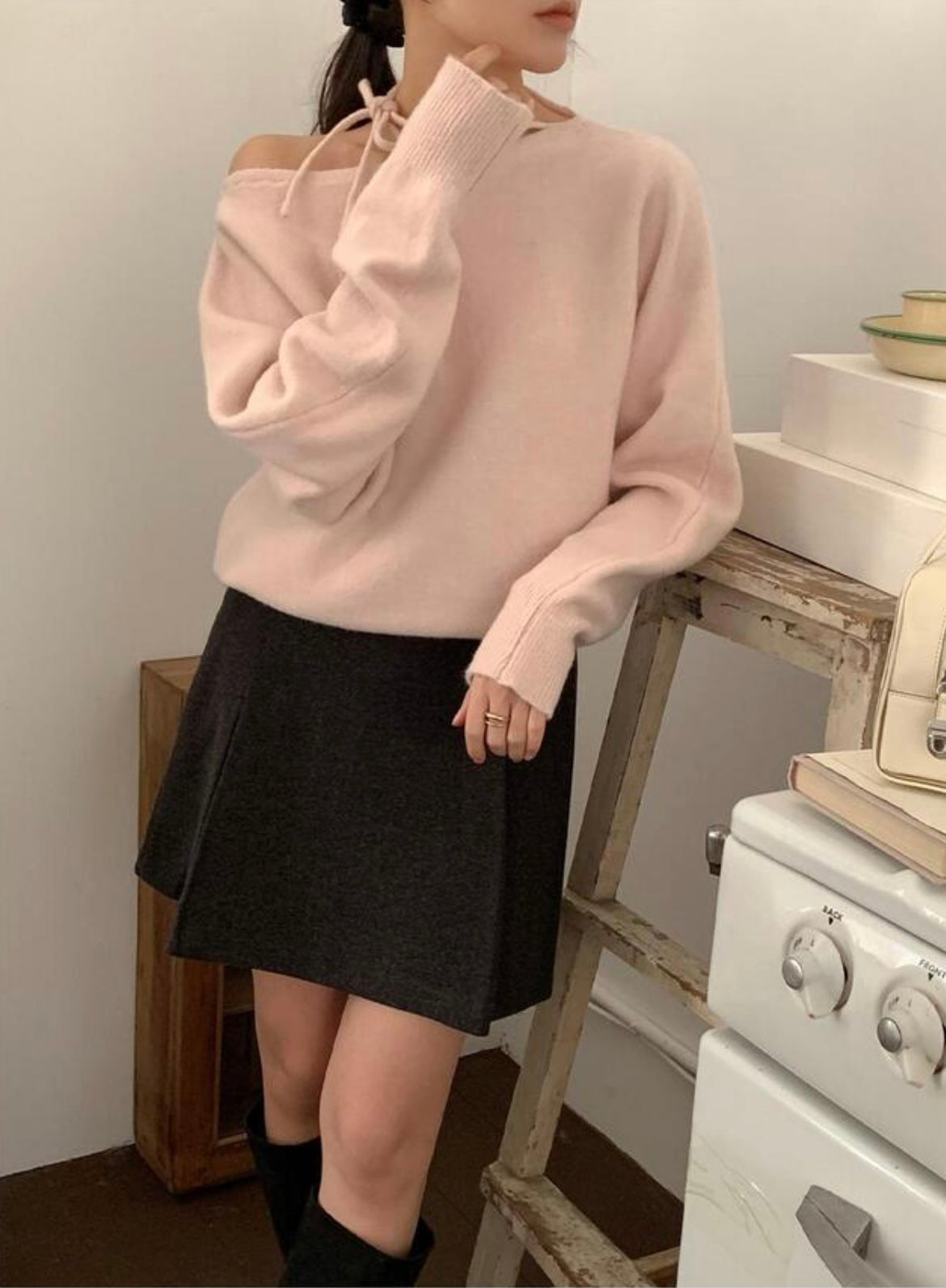 韓國丨2 WAYS RIBBON KNIT