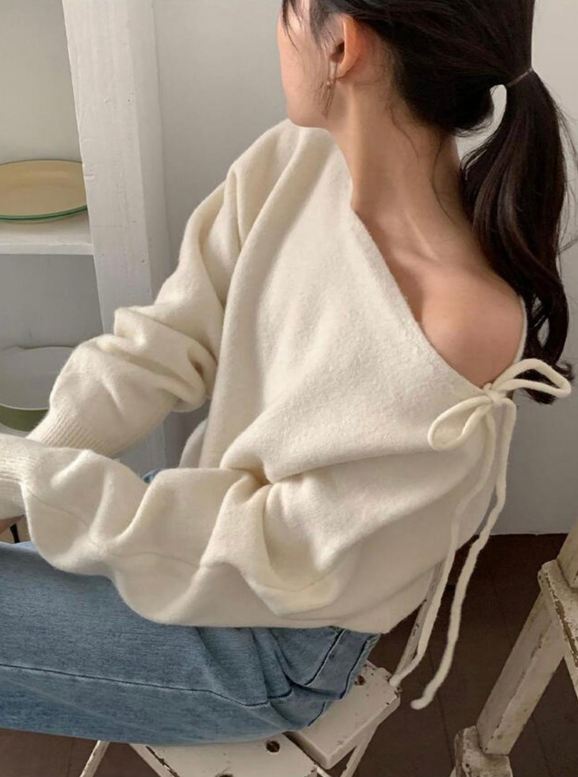 韓國丨2 WAYS RIBBON KNIT