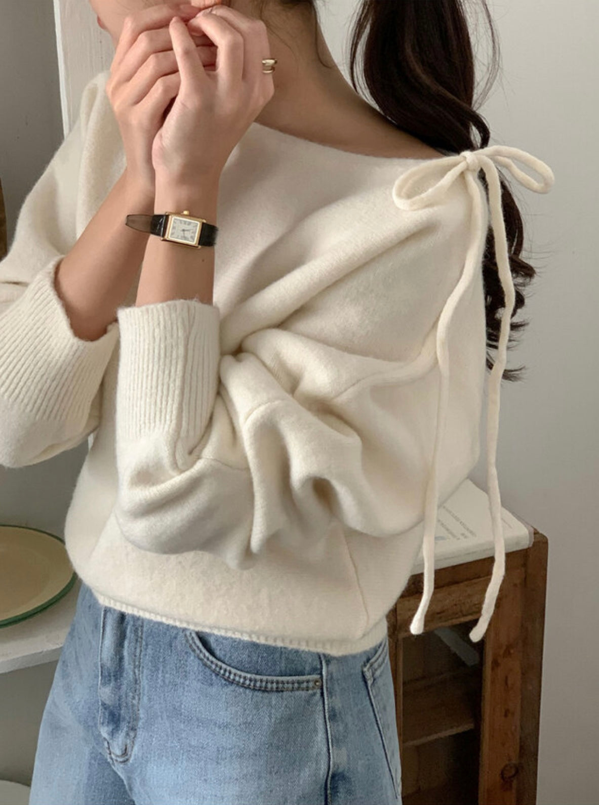 韓國丨2 WAYS RIBBON KNIT