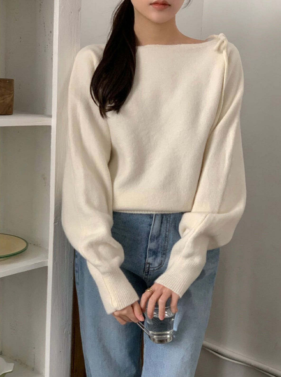 韓國丨2 WAYS RIBBON KNIT